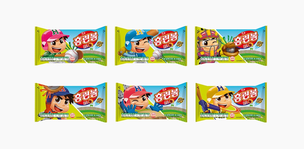Haitai Homerun Ball Chocolate 4-Bundle 164g detail 6