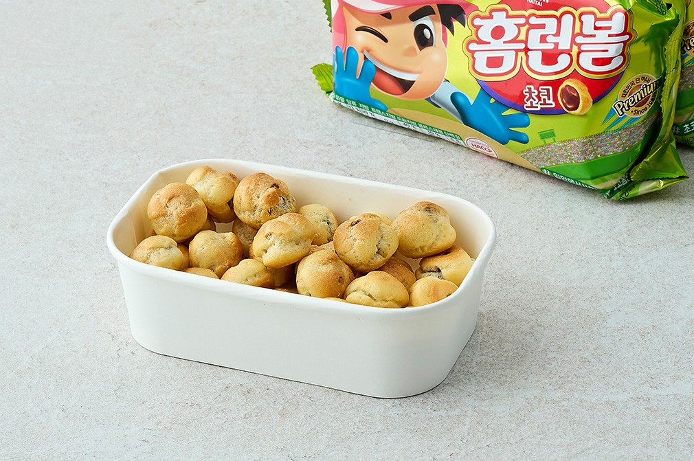 Haitai Homerun Ball Chocolate 4-Bundle 164g detail 2