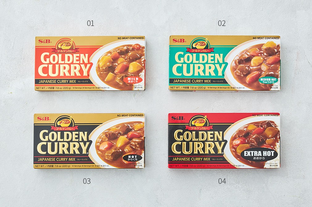 S&B Golden Curry 220g (Choice of 4 Spice Levels) detail 3