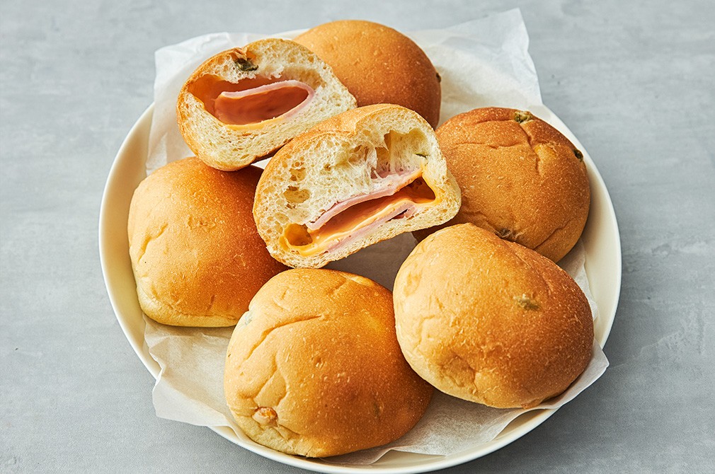 Her Bread Factory Ham & Cheese Vegetable Morning Rolls 35g x 6 detail 1